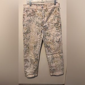 Free People boyfriend tie dye jeans